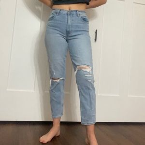 Abercrombie light wash jeans
